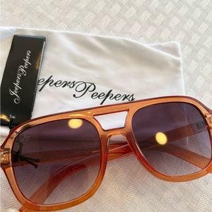 NEW Jeepers Peepers Oversized Aviator Sunglasses